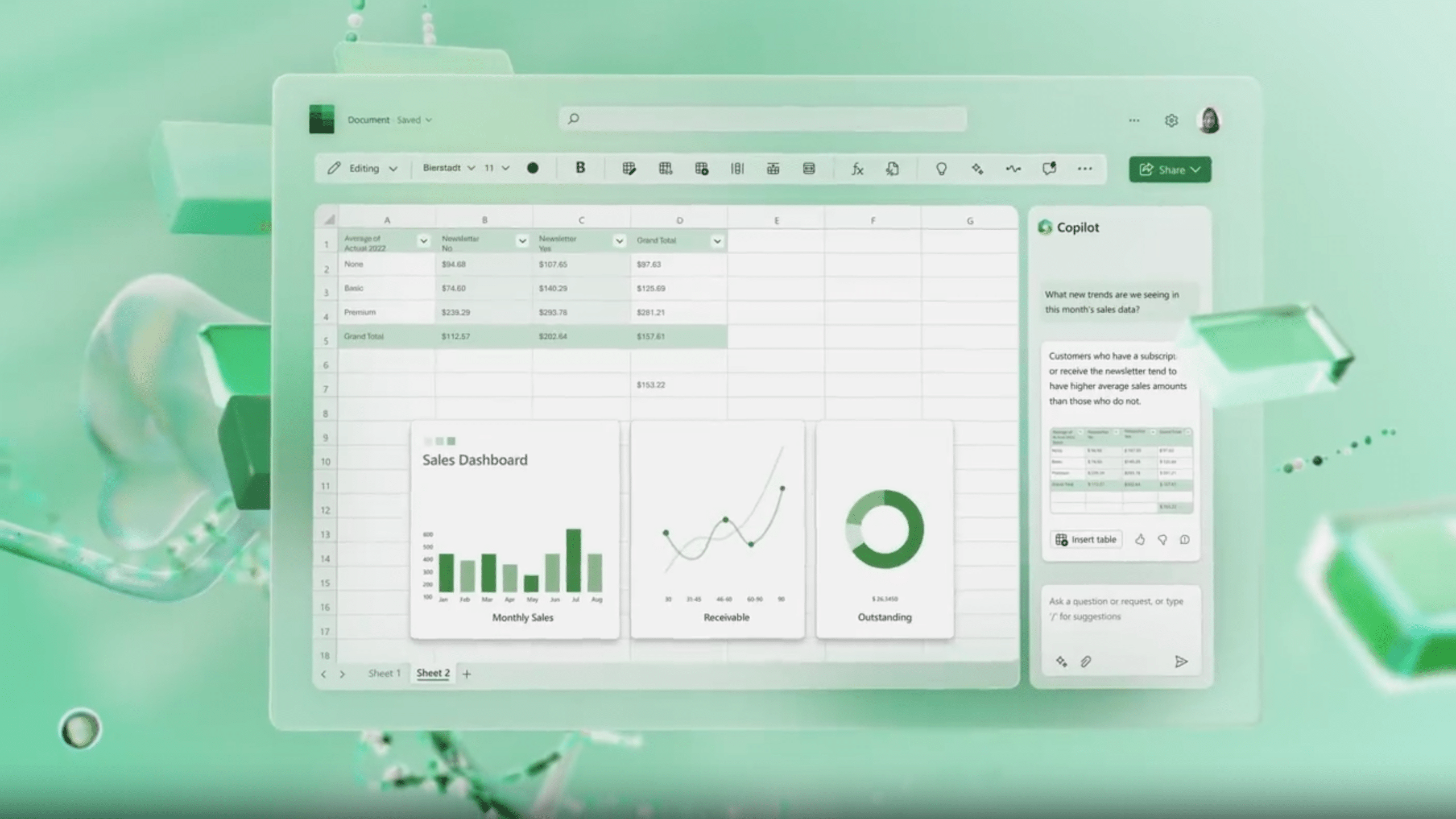 using microsoft 365 copilot in excel